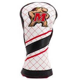 Team Golf - Maryland Terrapins Striped Quilted Fairway Headcover - Multicolor