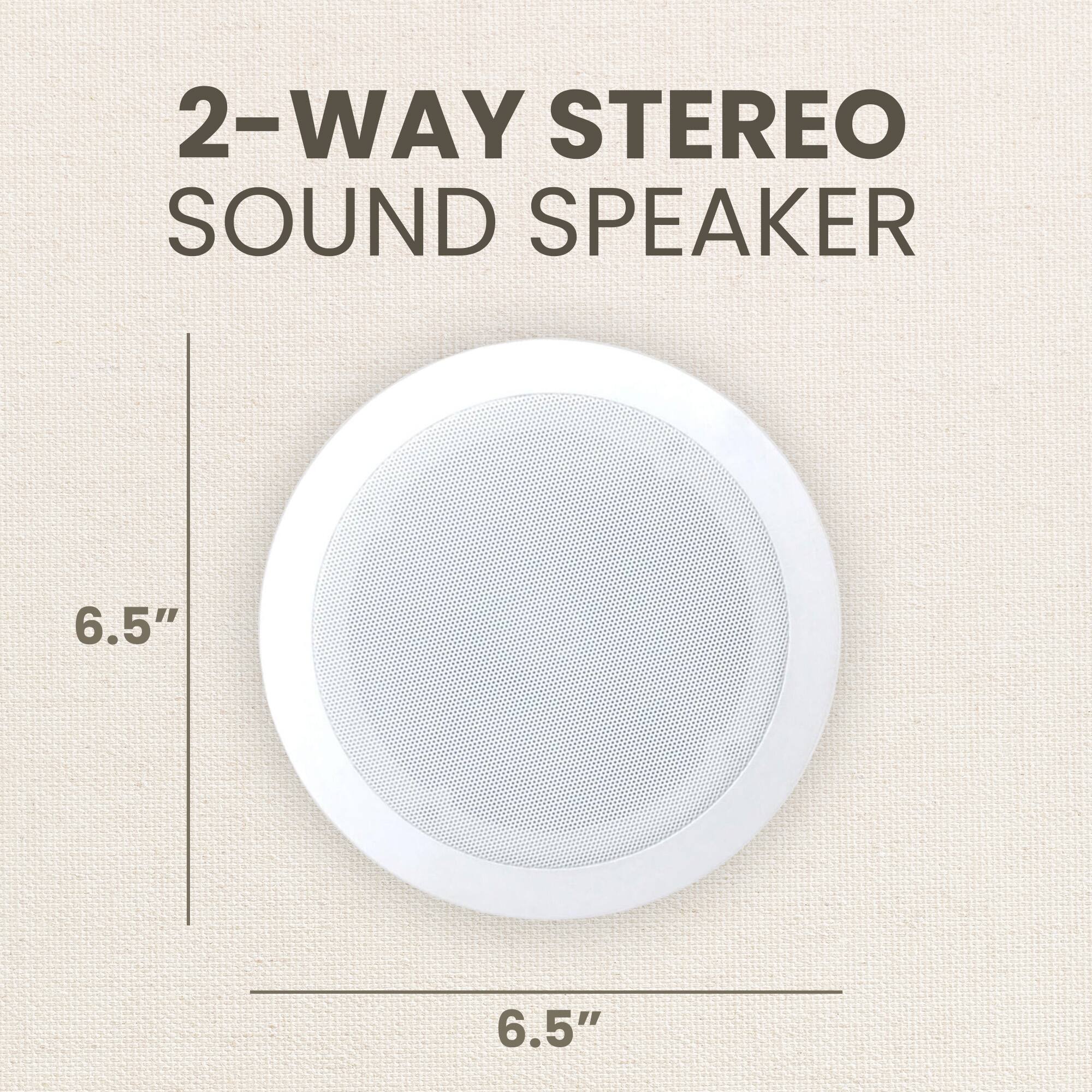 2-WAY STEREO SOUND SPEAKER  
6.5"  
6.5"