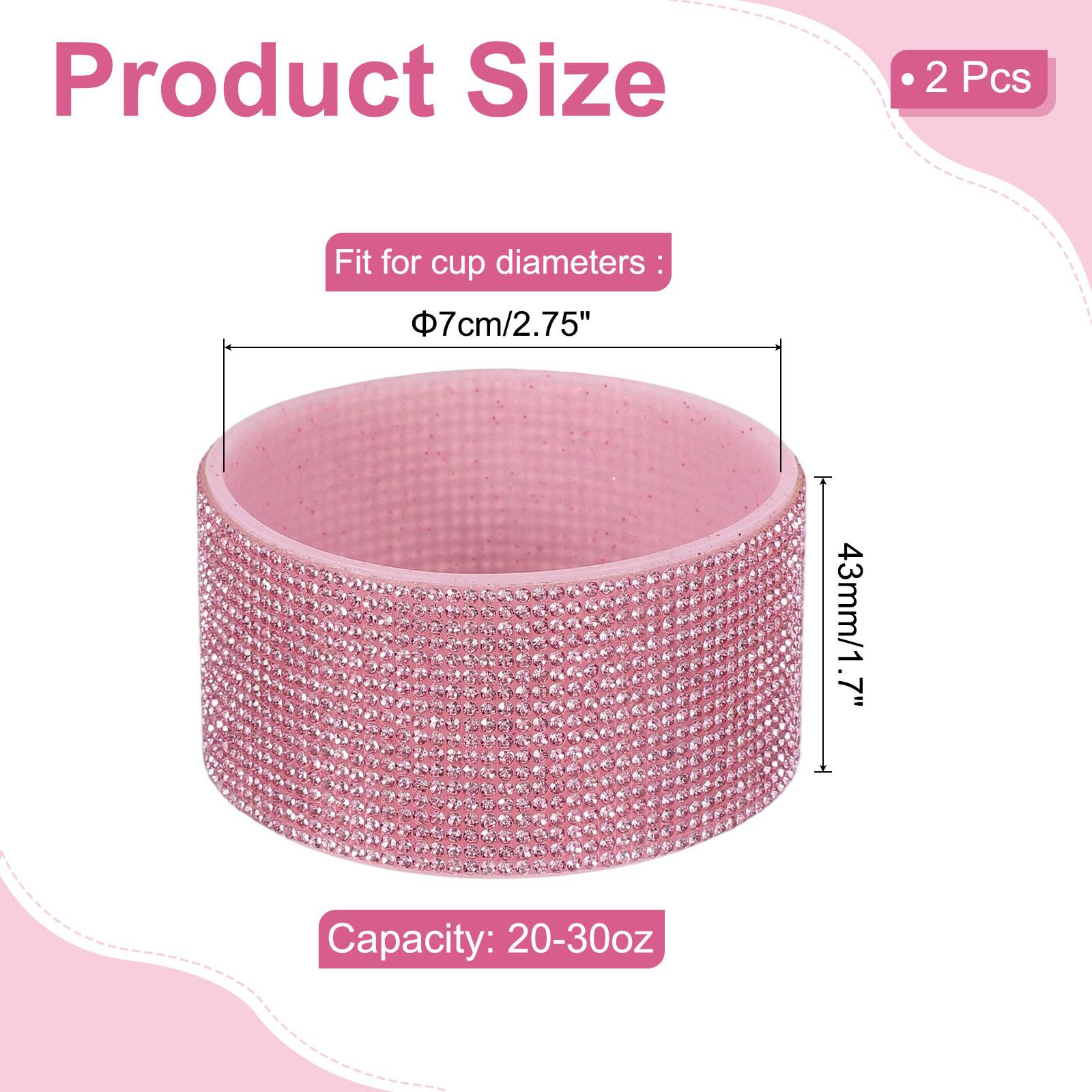 Product Size: 2 Pcs  
Fit for cup diameters: 7cm/2.75" (43mm/1.7")  
Capacity: 20-30oz