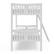Alt View 13. Storkcraft - Caribou Solid Hardwood Twin Bunk Bed - White.