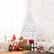 Alt View 2. Costway - 7Ft Artificial PVC Christmas Tree Stand Indoor Outdoor - White.