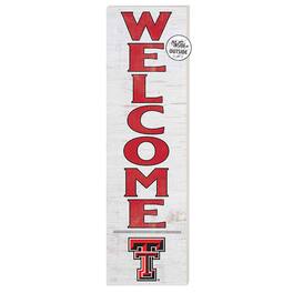 Jardine - Texas Tech Raiders 10'' x 35'' Indoor/Outdoor Welcome Sign - Red
