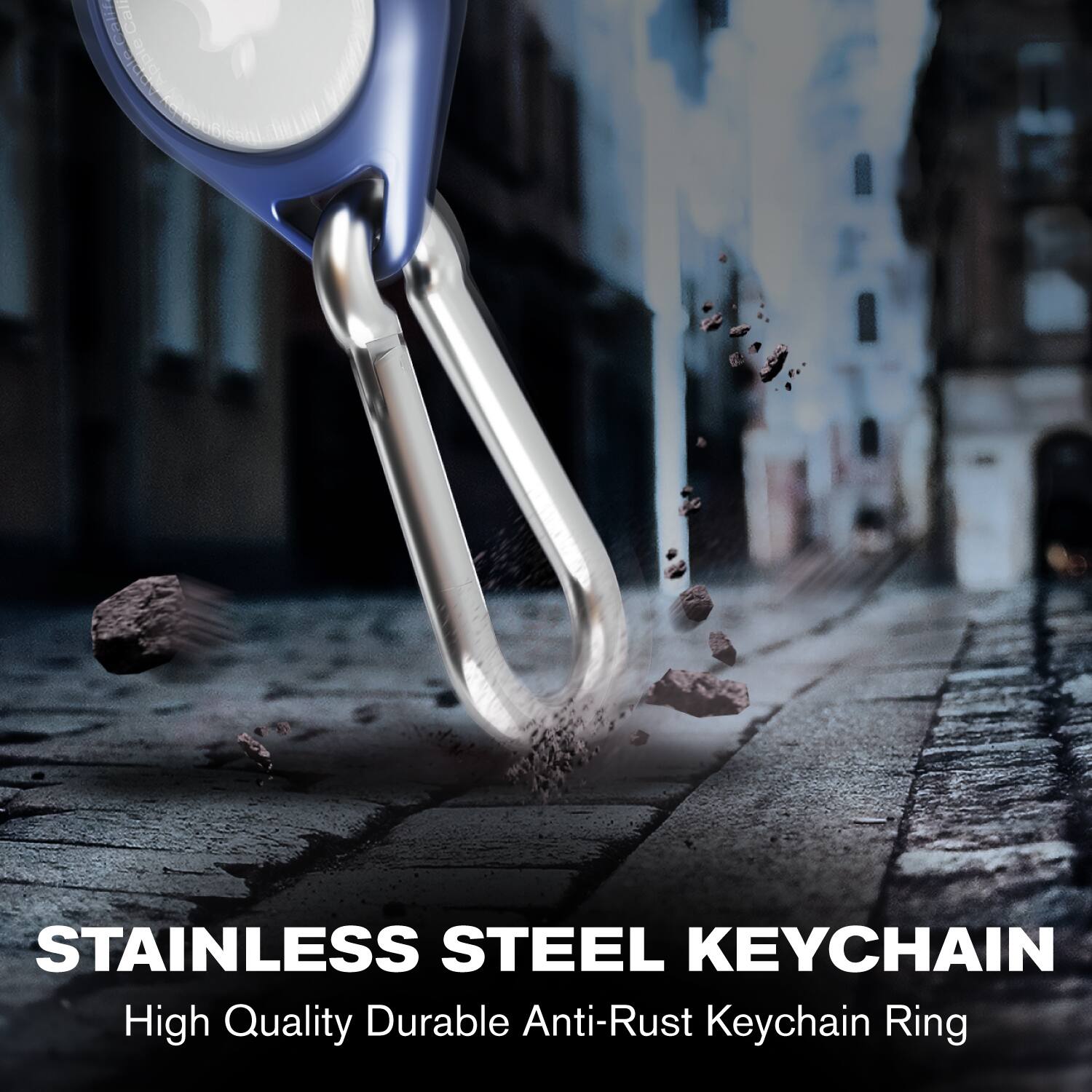 STAINLESS STEEL KEYCHAIN  
High Quality Durable Anti-Rust Keychain Ring