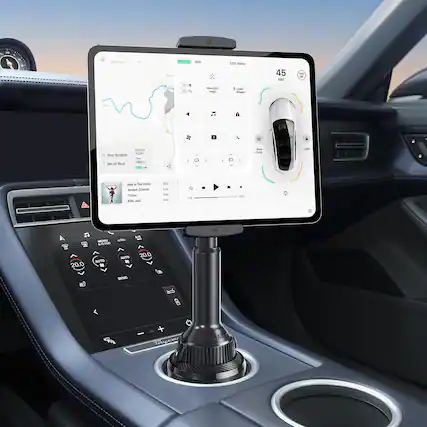 - Distance: 235 miles
- Speed: 45 mph
- Your location: Isle of Skye
- Songs playing: "Man in the Mirror" by Michael Jackson, "Smooth Criminal" by Michael Jackson, "Thriller" by Michael Jackson
- Battery: 100%
- Music controls visible
- Navigation map showing Isle of Skye
- Car's infotainment system interface