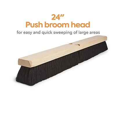 24" Push broom head  
for easy and quick sweeping of large areas