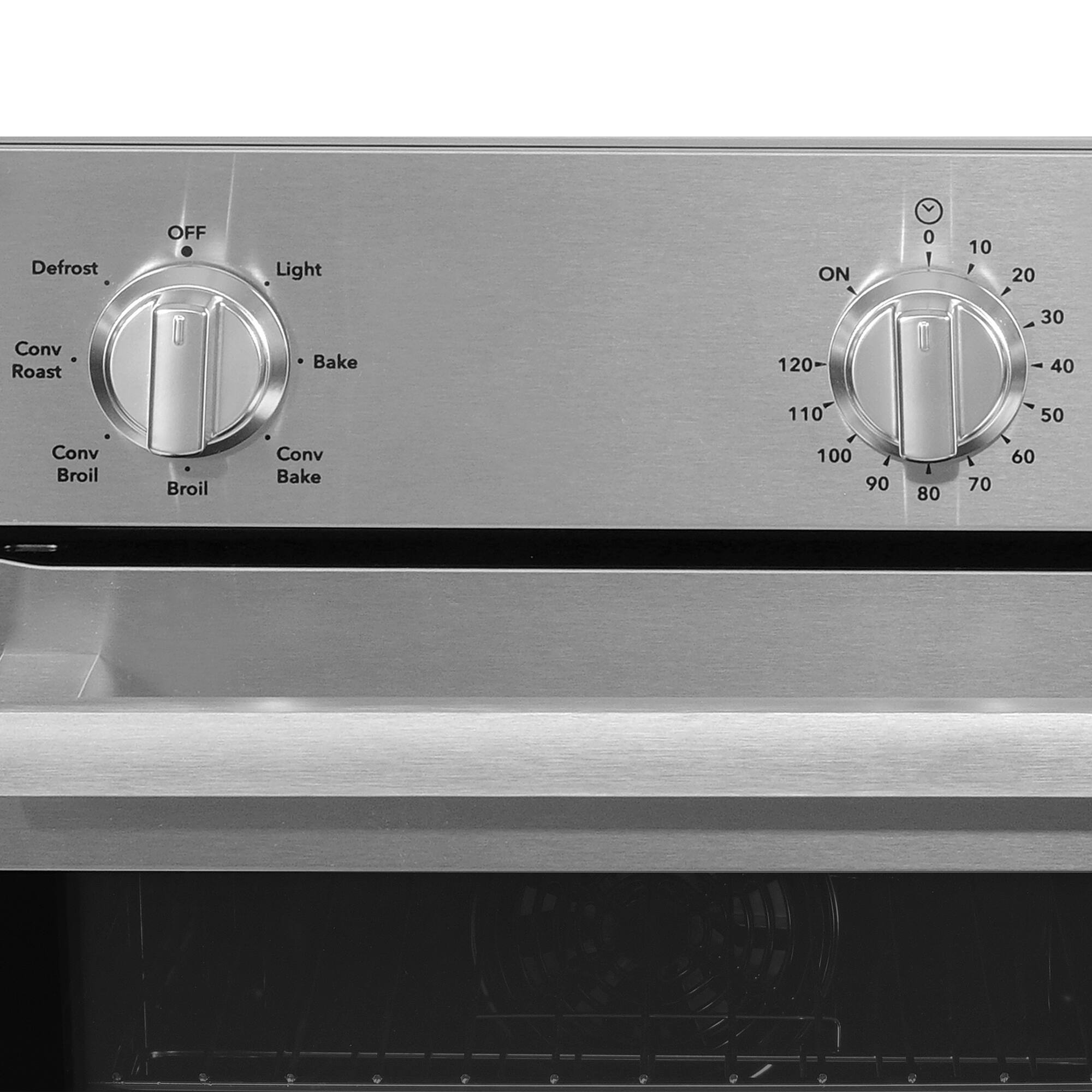 Defrost OFF Light ON  
0 10 20 30  
Conv Roast Bake  
120 40 110 50  
Conv Broil Broil  
Conv Bake  
100 90 80 70 60