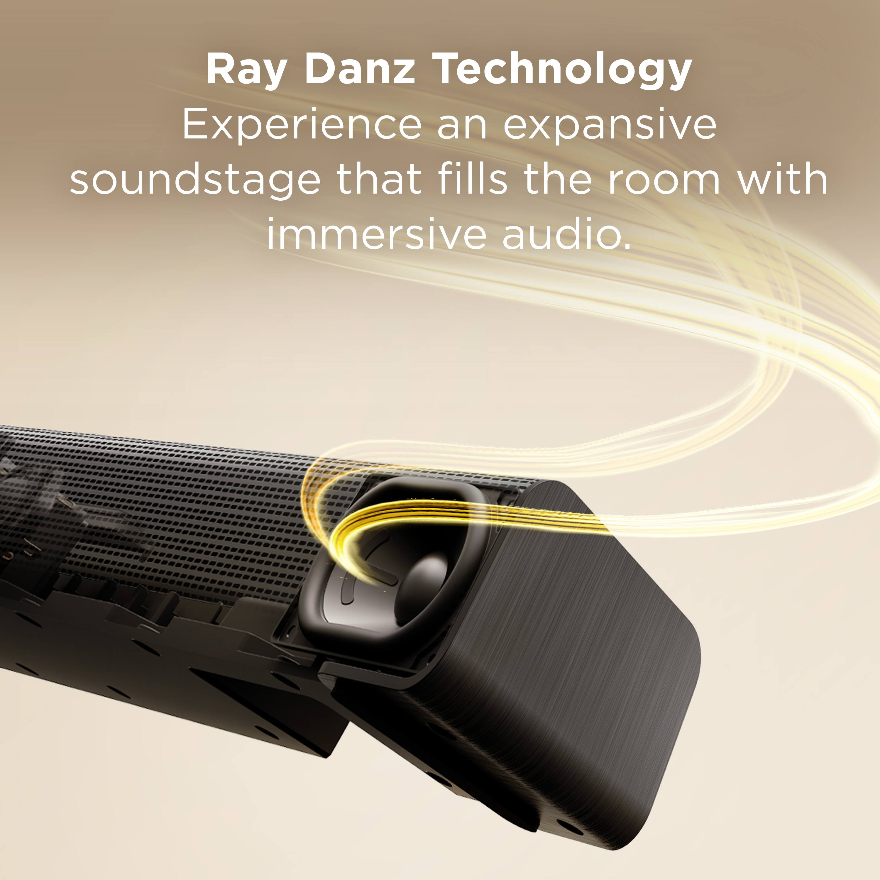 Ray Danz Technology  
Experience an expansive soundstage that fills the room with immersive audio.