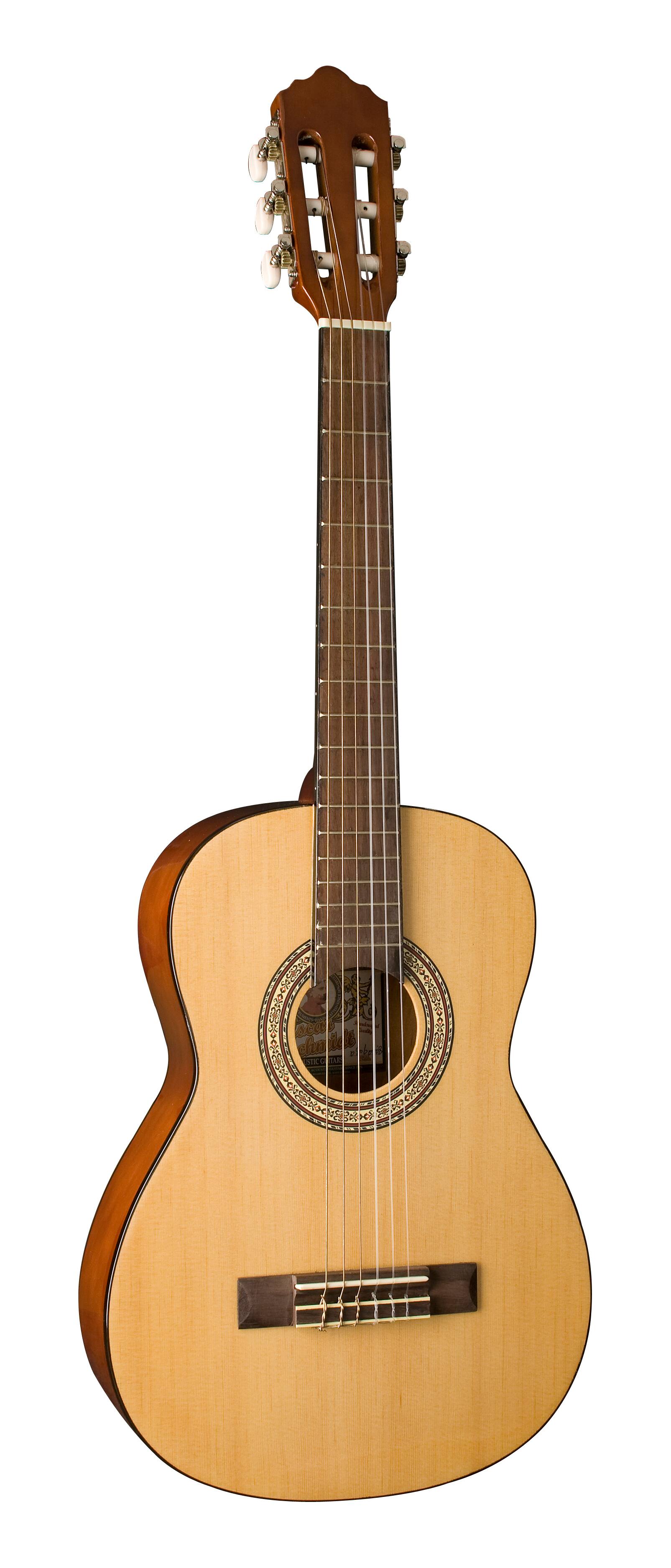 Front. Oscar Schmidt - Oscar Schmidt OCHS-A 1/2 Classical Acoustic Guitar. Natural Spruce - Natural.