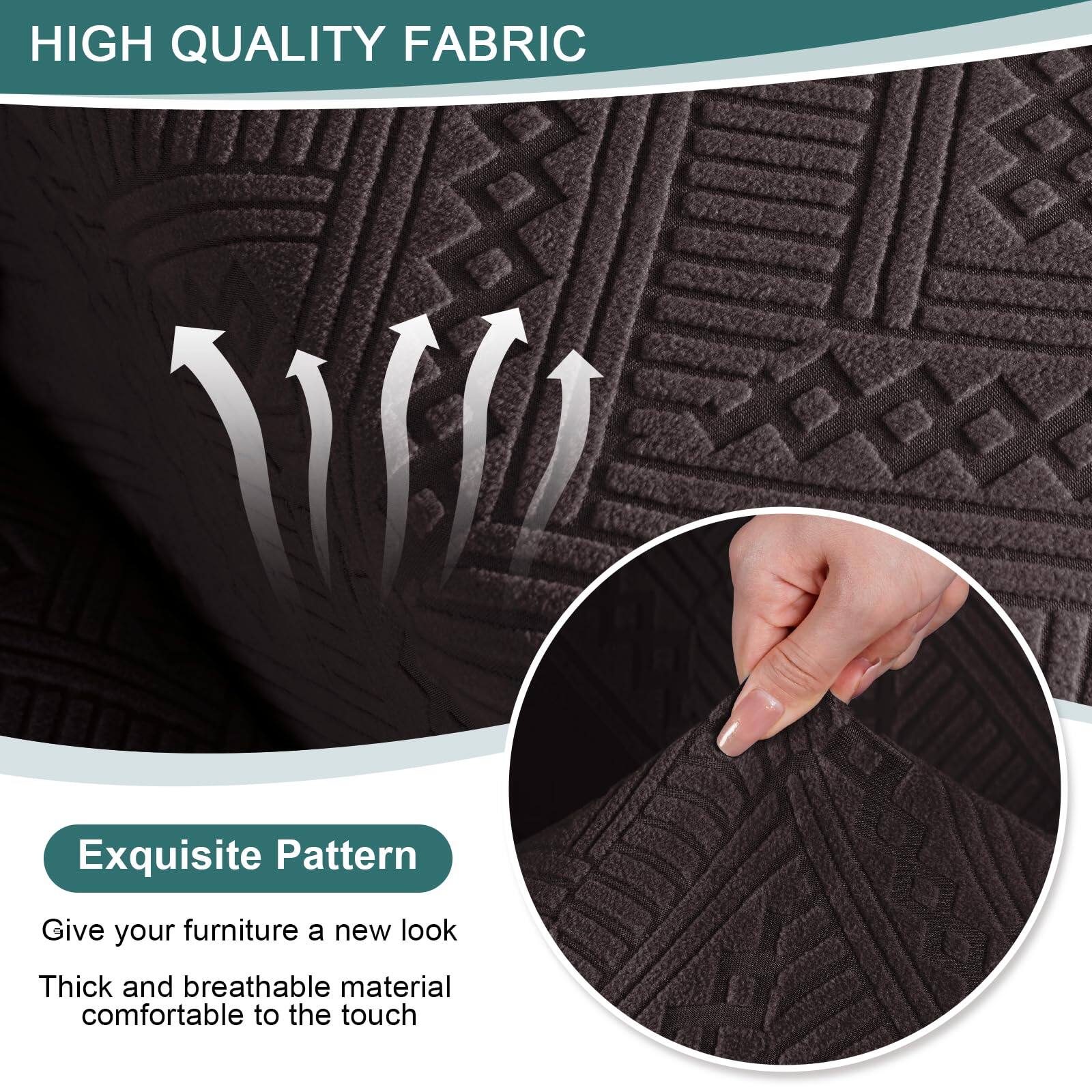 HIGH QUALITY FABRIC

Exquisite Pattern

Give your furniture a new look

Thick and breathable material comfortable to the touch