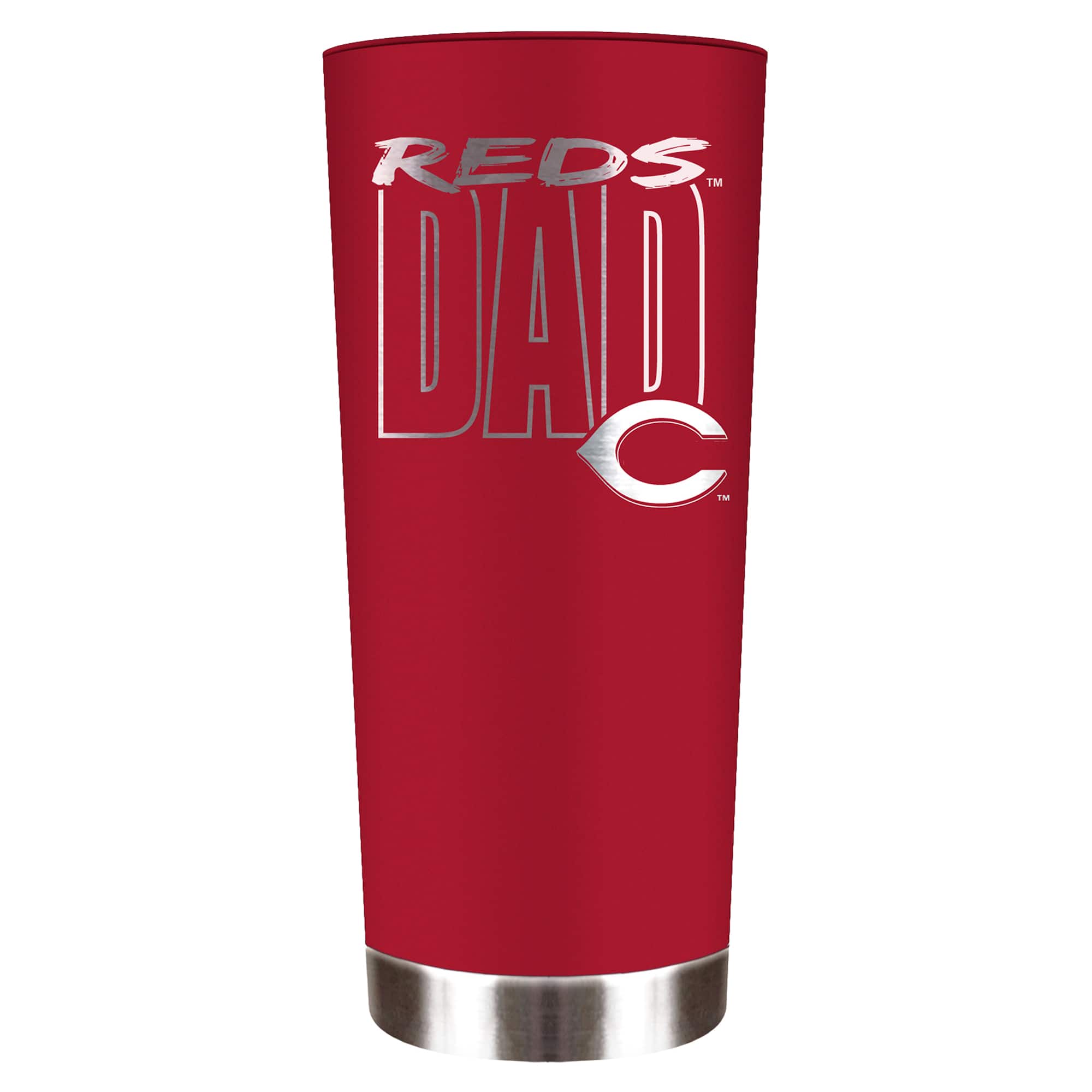 Photos - Glass American Great  Products - Cincinnati Reds Dad 18oz. Roadie Tumbler - Multicolor 