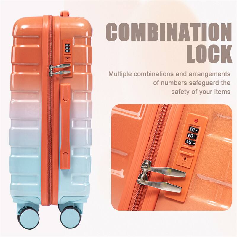 COMBINATION LOCK

Multiple combinations and arrangements of numbers safeguard the safety of your items