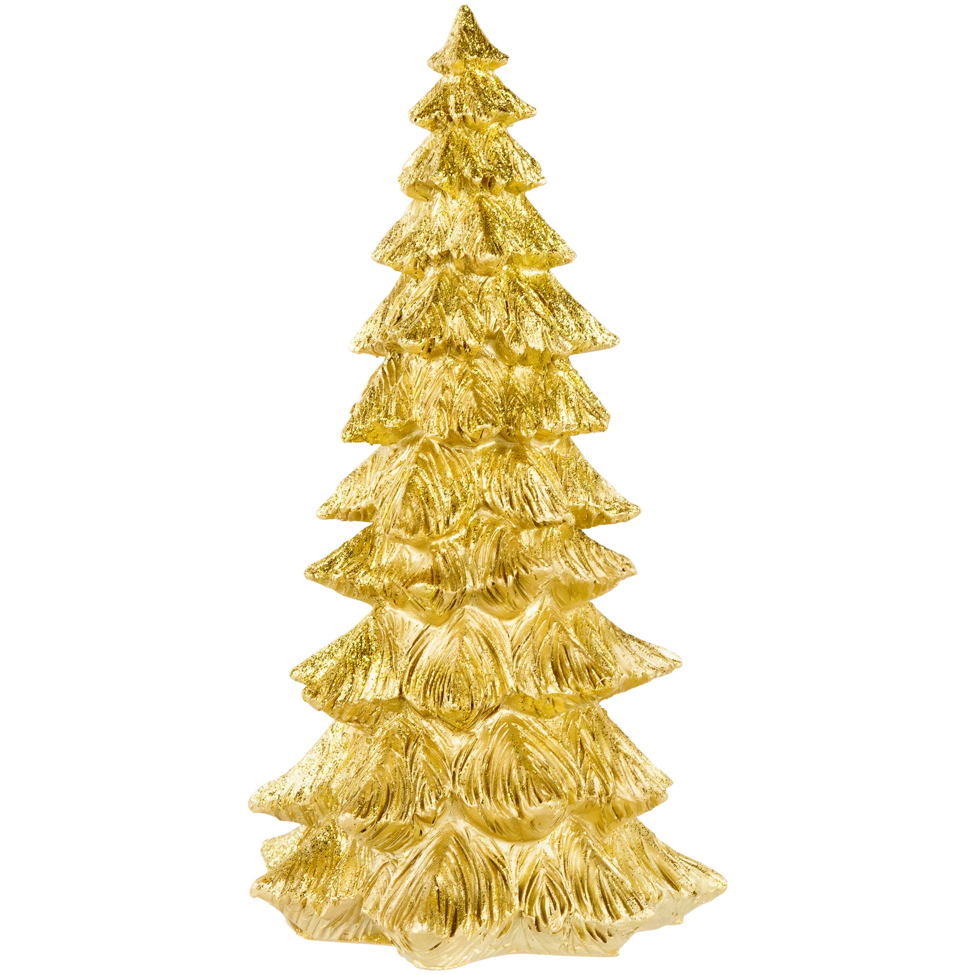 Northlight - Metallic Woodland Layered Christmas Tree Decoration - 9.5" - Finish - Gold