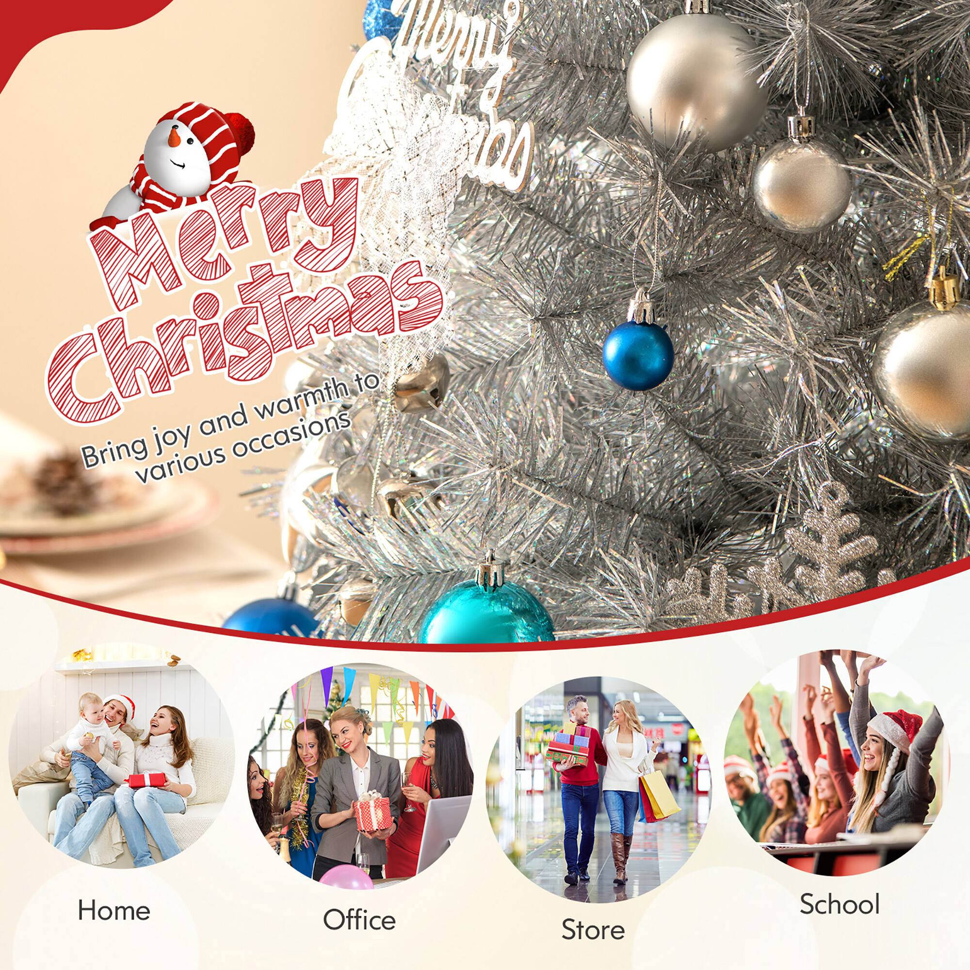 Merry Christmas  
Bring joy and warmth to various occasions  

Home  
Office  
Store  
School