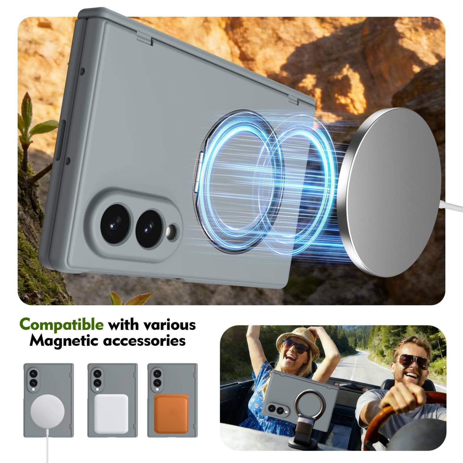 Compatible with various Magnetic accessories