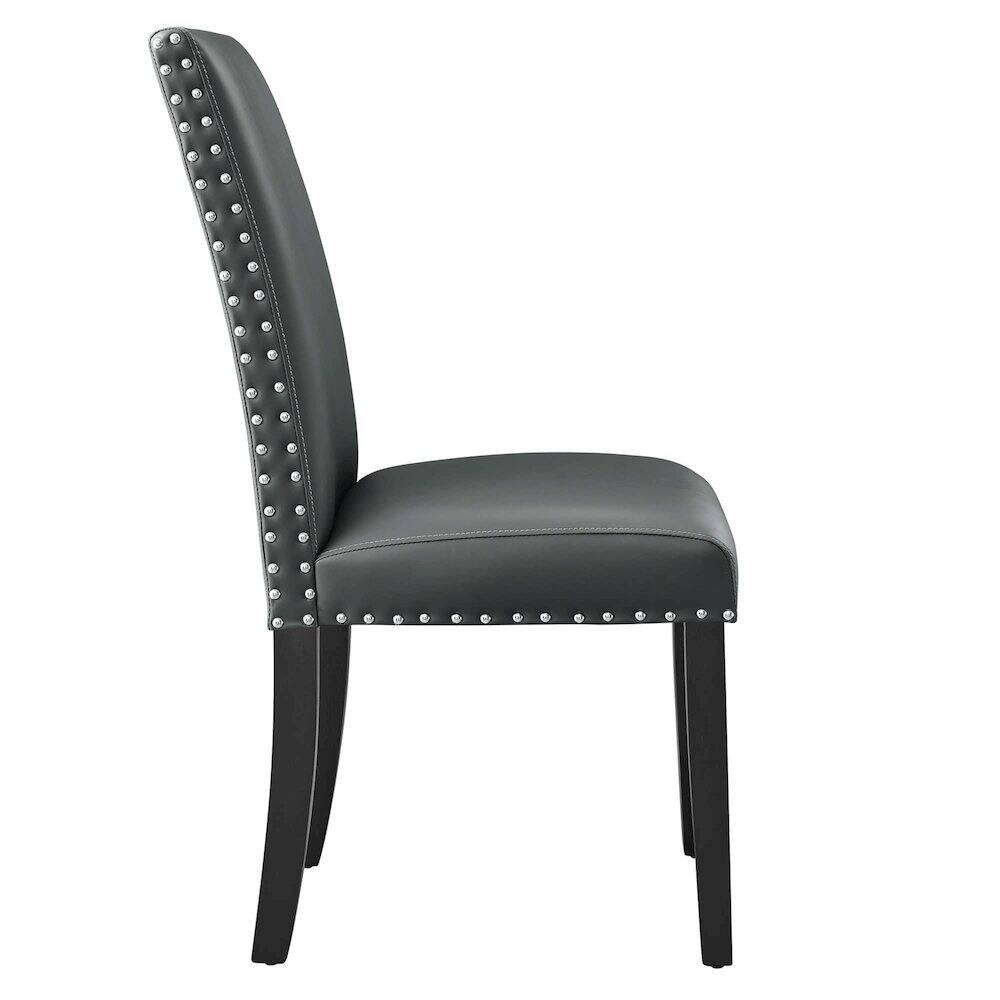 Alt View 2. Modway - Parcel Dining Faux Leather Side Chair - Gray.