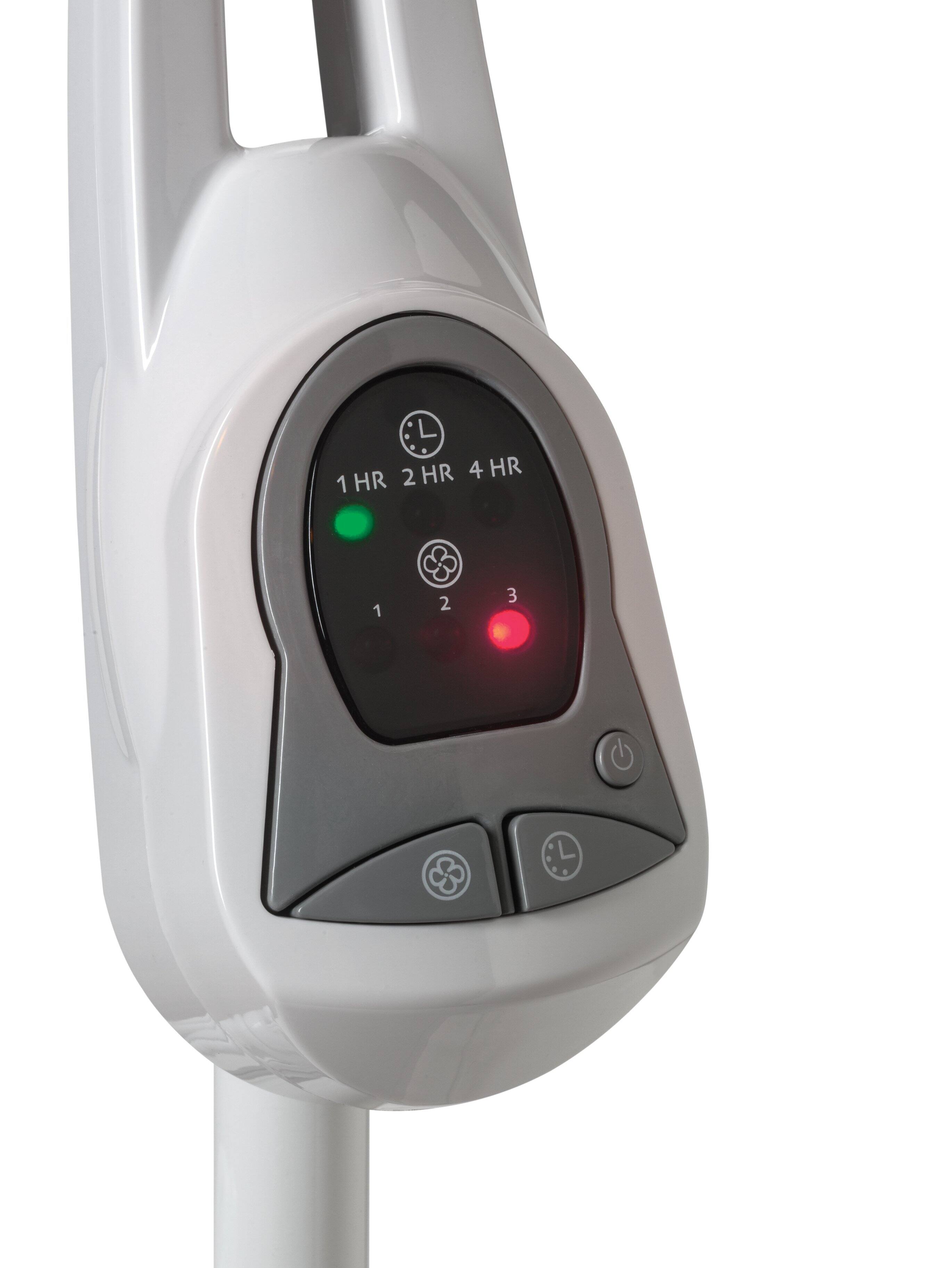 Alt View 10. Lasko - Lasko 18" 3-Speed Elegance and Performance Oscillating Pedestal Fan with Remote - White.