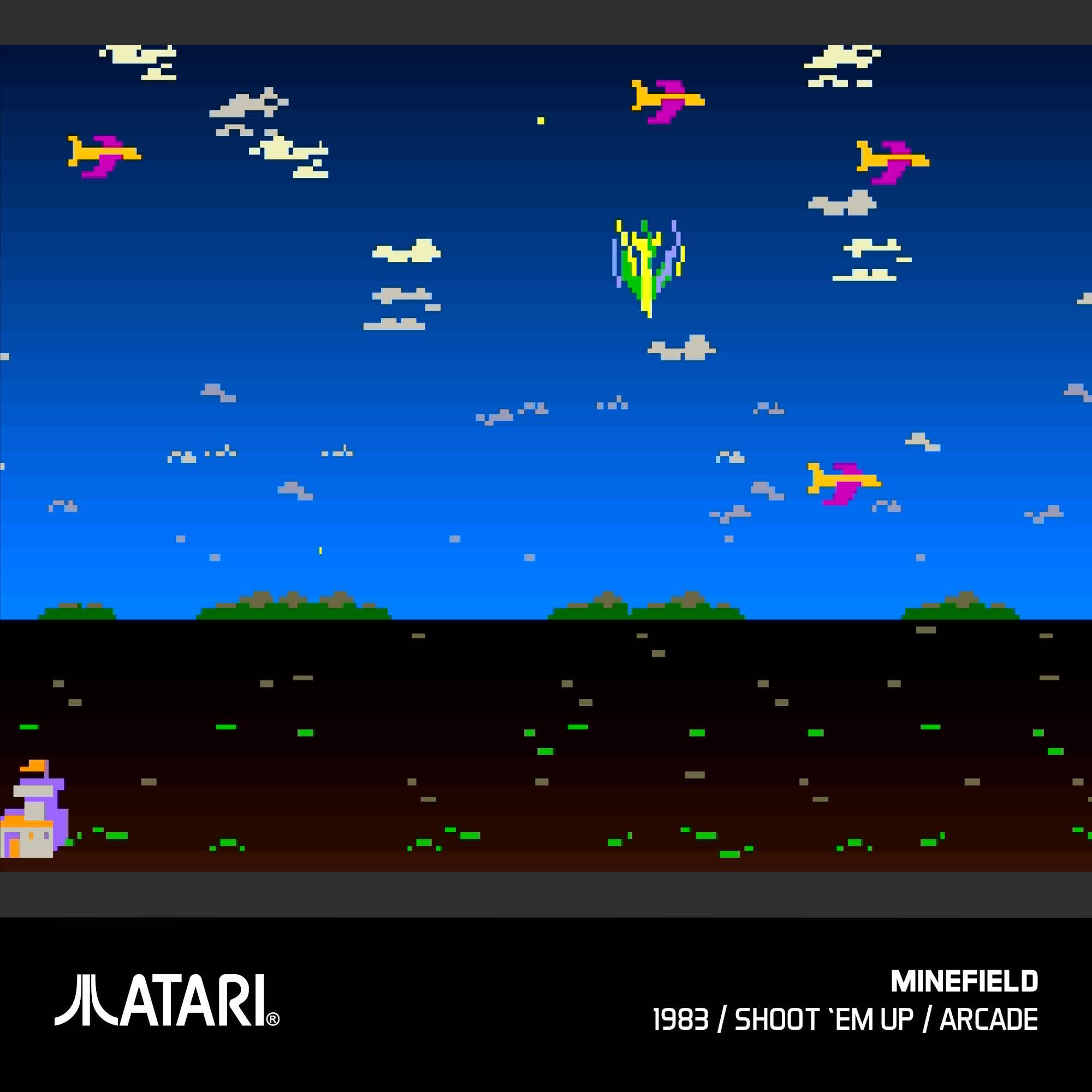 ATARI MINEFIELD 1983 / SHOOT 'EM UP / ARCADE