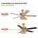 5 REVERSIBLE PLYWOOD BLADES
PICK YOUR SIDE
SIDE A
Light wood grain
SIDE B
Black