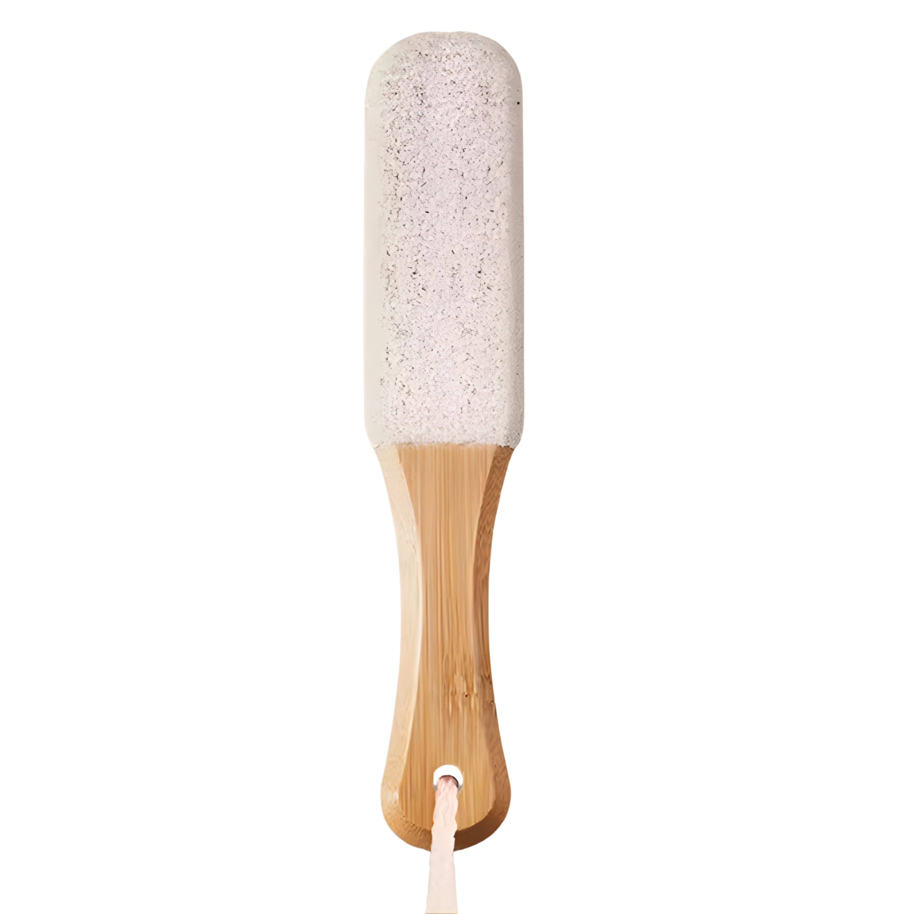 Front. Kitcheniva - Pumice Stone Foot File - Callus Remover for Feet (1 Pack, White).