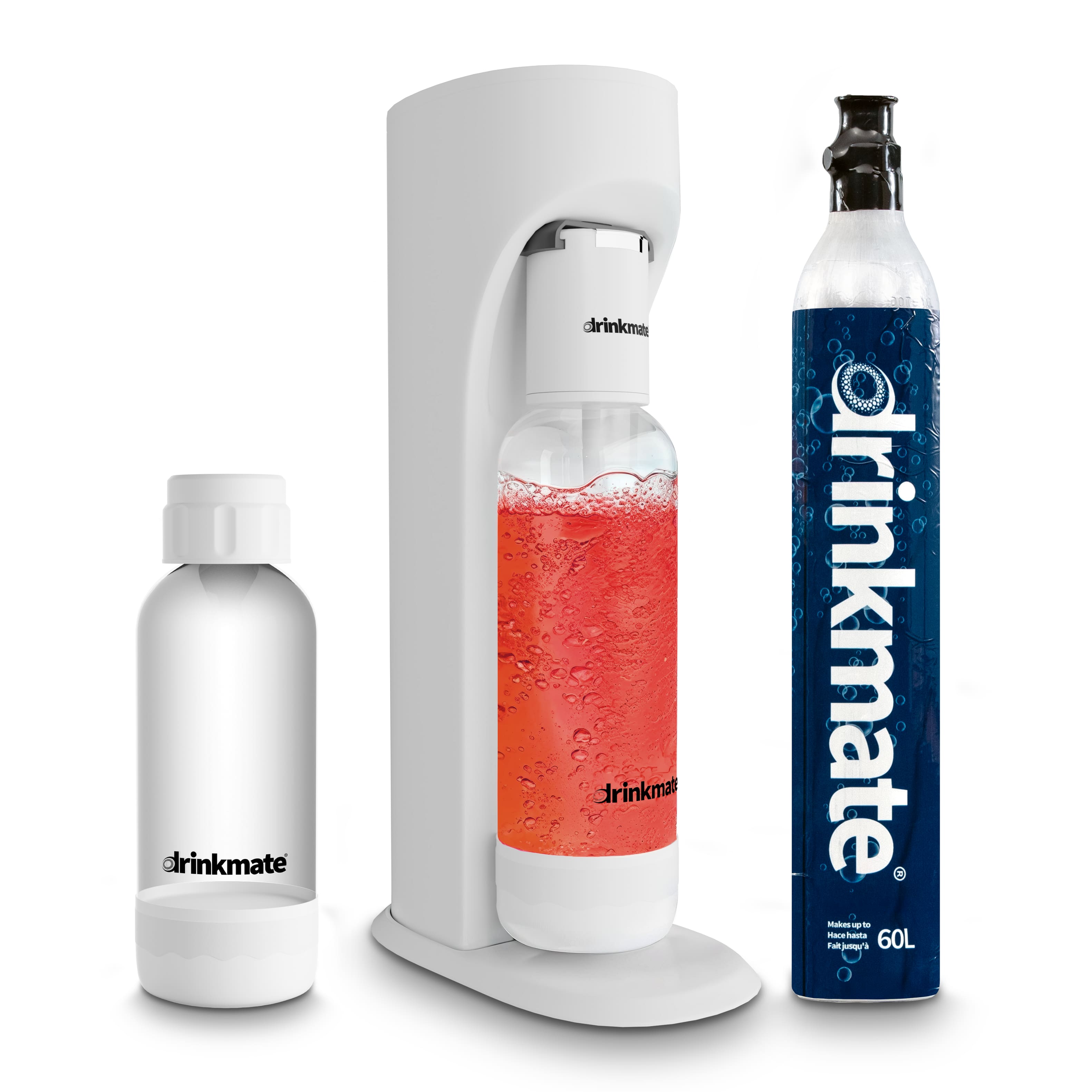 Drinkmate - OmniFizz SPECIAL BUNDLE, Sparkling Water and Soda Maker, Carbonates ANY Drink - Classic White price history on PriceWatchPro