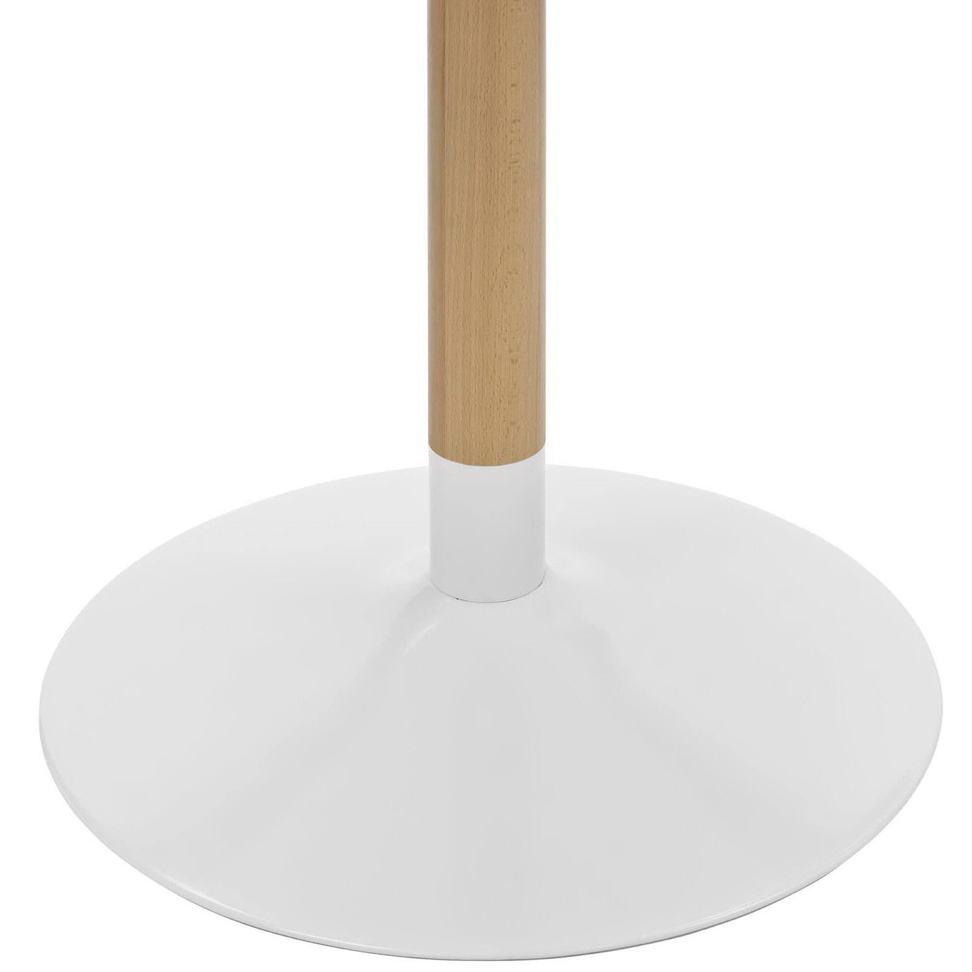 Left. Modway - Whirl Round Dining Table by Modway - White.