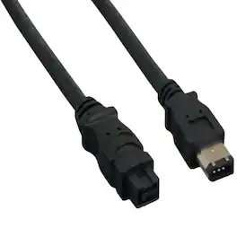 Sanoxy - 10ft IEEE 1394b FireWire 800 9-pin to 6-pin - Black