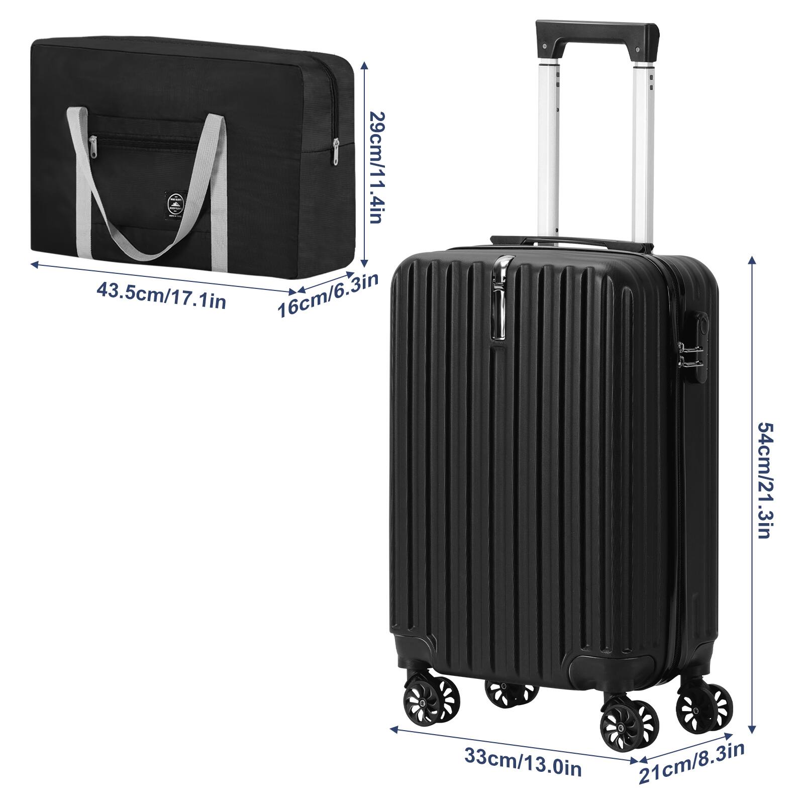 29cm/11.4in  
43.5cm/17.1in  
16cm/6.3in  
54cm/21.3in  
33cm/13.0in  
21cm/8.3in