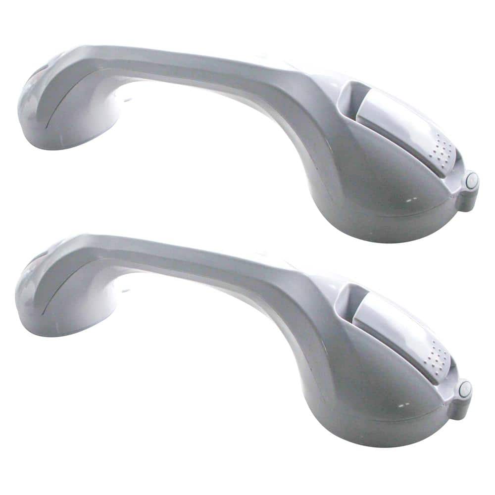AmeriHome - 16 in. Repositionable Suction Grab Bar - 2 Piece Set - Black price history on PriceWatchPro