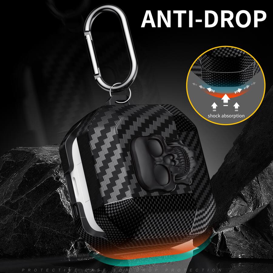 Dteck Skull Lock For Samsung Galaxy Buds 4/ 4 Pro Shockproof Rugged ...
