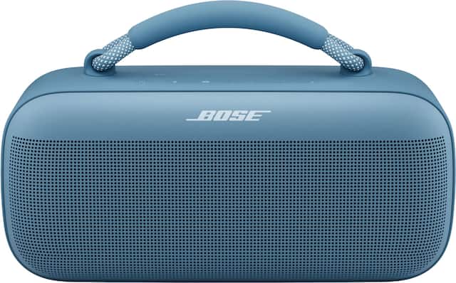Front. Bose - Bose SoundLink Max SE Portable Bluetooth Speaker with Powerful Stereo Sound & Deep Bass - Blue Dusk.