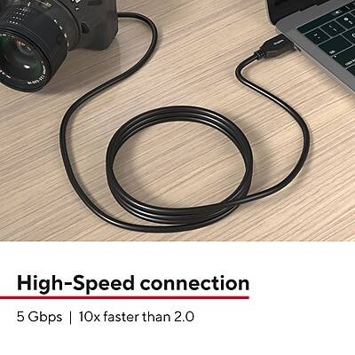 High-Speed connection  
5 Gbps | 10x faster than 2.0