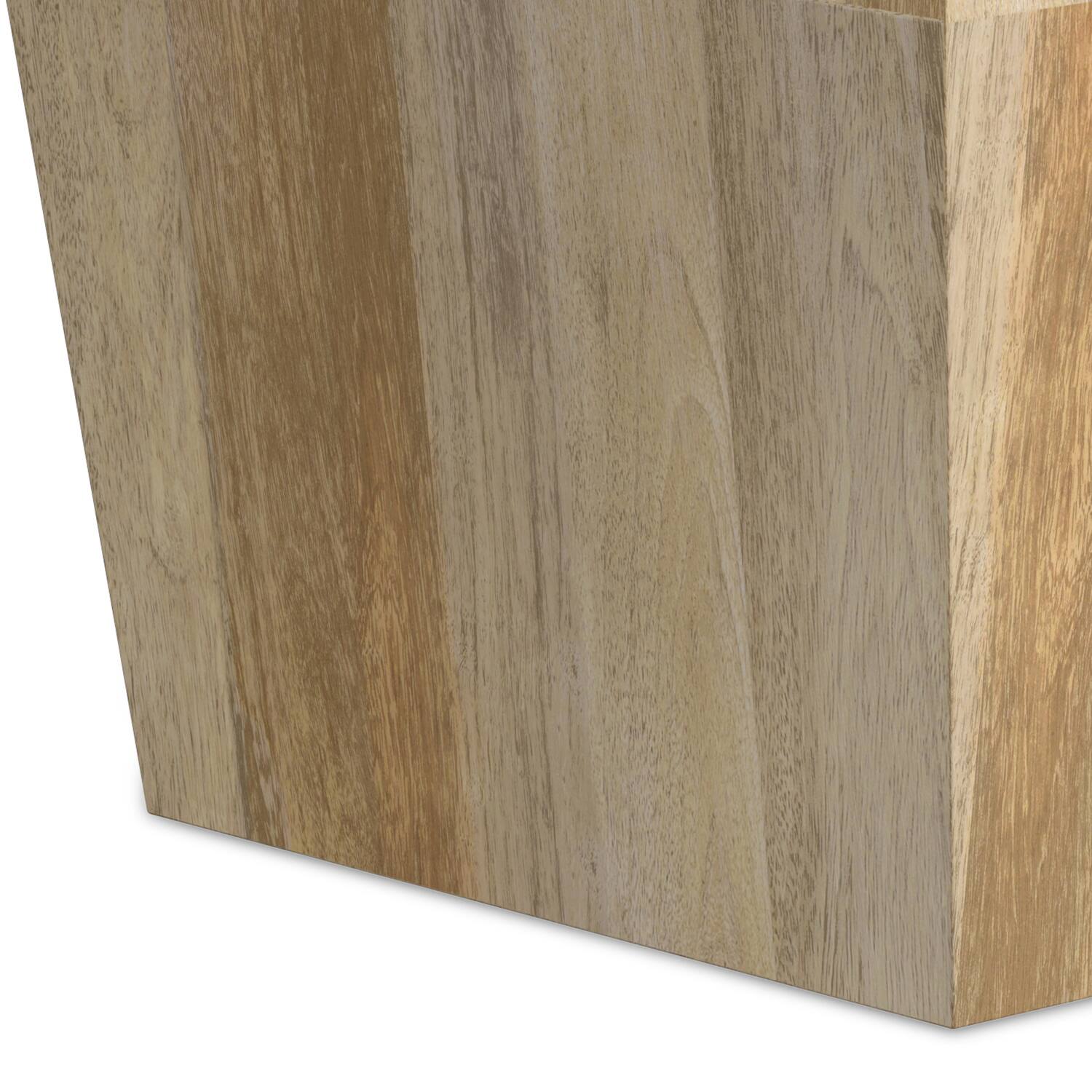 Alt View 6. Simpli Home - Terry SOLID MANGO WOOD 16 inch Wide Irregular Contemporary Side Table in Natural, Fully Assembled - Natural.