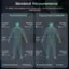 Sectional Measurements:
- In-depth understanding of the differences in various indicators of arms, waist, and legs
- Muscle balance
- Segmental fat analysis

Left Upper Extremity:
- Normal 96.3% olb
- Right Upper Extremity: Normal 88.4% 1.2lb
- Trunk: Normal 101.5% 50.2lb
- Trunk: Normal 119.2% 10.6lb

Left Lower Extremity:
- Normal 104.1% 18.2lb
- Right Lower Extremity: Normal 112.6% 4lb

Compared to normal:
- Muscle mass
- Fat mass
