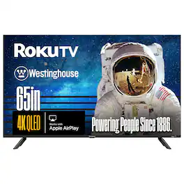 Westinghouse - 65-inch 4K UHD QLED Roku Smart TV with HDR10+, Dolby Vision, Wi-Fi, Alexa & Google Assistant