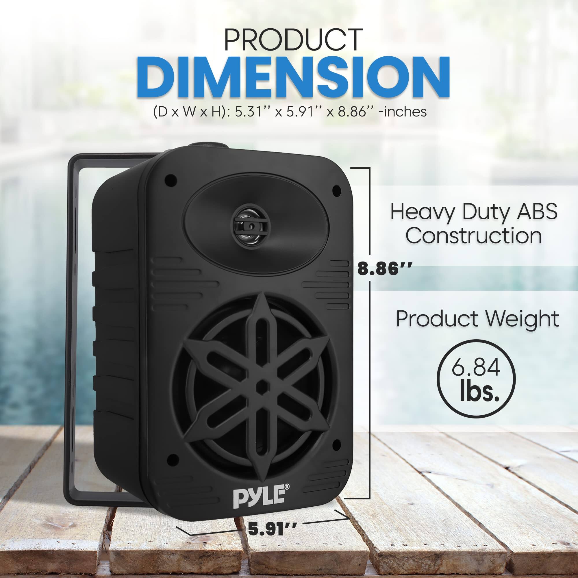 PRODUCT DIMENSION (DxWxH): 5.31" X 5.91" x 8.86" -inches  
Heavy Duty ABS Construction  
Product Weight: 6.84 lbs.