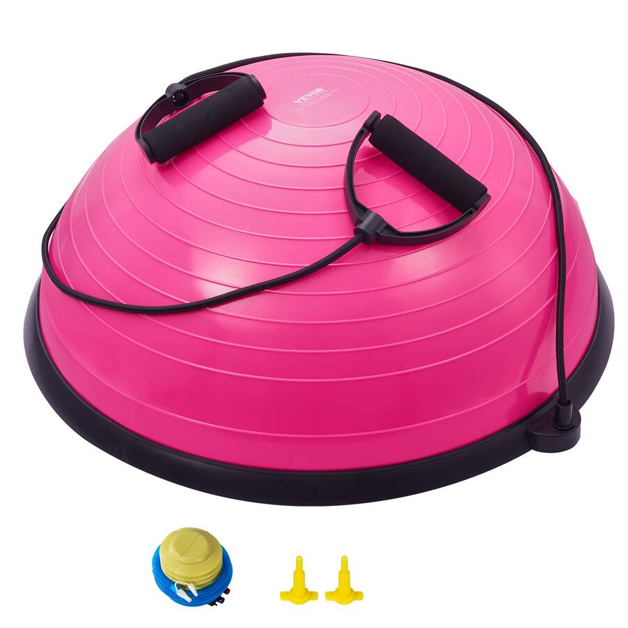 Balance Exercise Ball VEVOR Half Exercise Ball Trainer, 23 inch Balance Ball Trainer, 660lbs ...