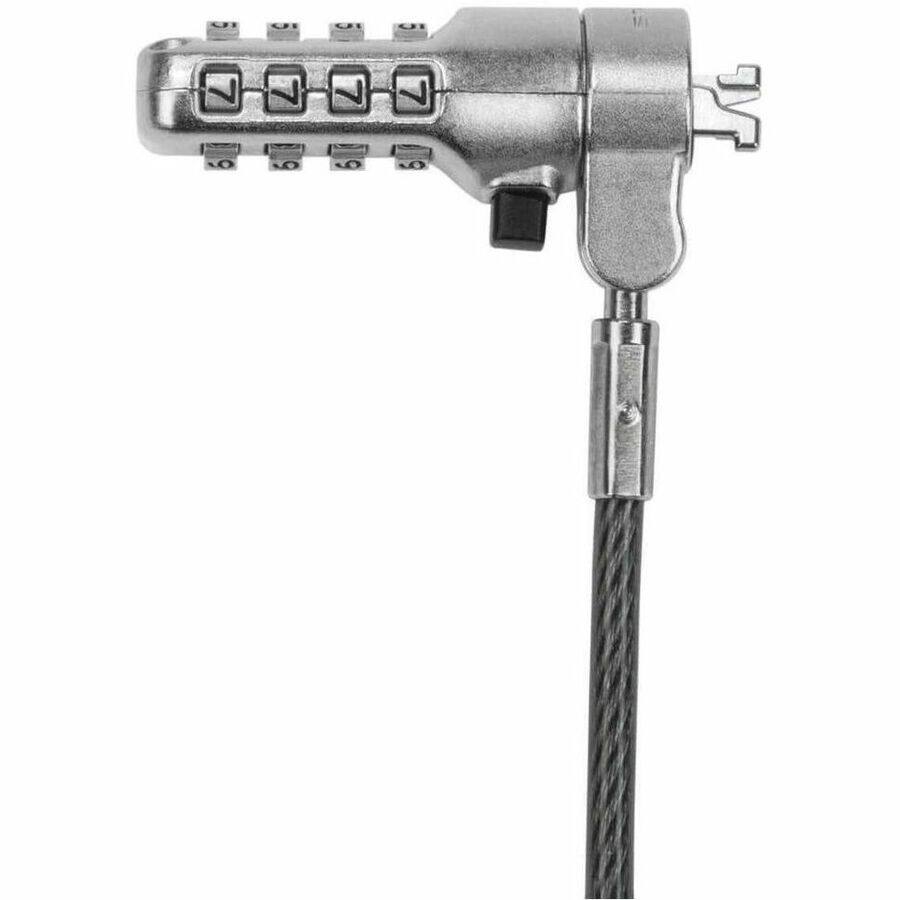Alt View 1. Targus - Targus DEFCON Compact Serialized Combo Cable Lock - 6.50 ft Cable - Serialized - Combination Lock - Black - Galvanized.