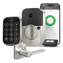 Yale - Assure Lock 2 - Smart Lock Keyless Wi-Fi Deadbolt with Touchscreen Keypad Access - Valdosta Handle - Satin Nickel