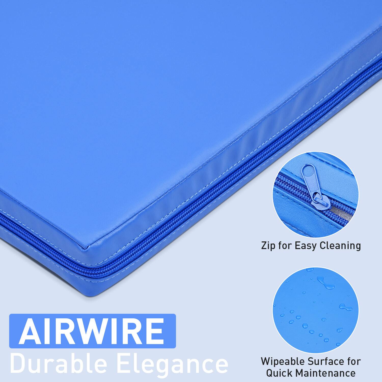 AIRWIRE Durable Elegance, Zip for Easy Cleaning, Wipeable Surface for Quick Maintenance