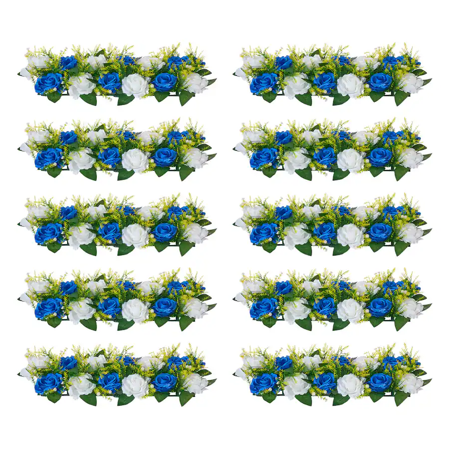 VEVOR Flower Ball Arrangement Bouquet 10 PCS, 19.6 x 8.6 Inch ...