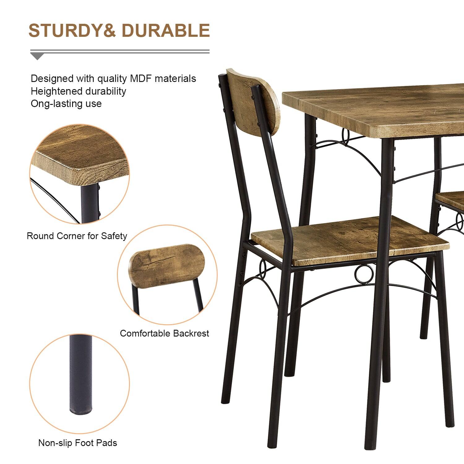 STURDY & DURABLE

Designed with quality MDF materials  
Heightened durability  
Ong-lasting use

Round Corner for Safety

Comfortable Backrest

Non-slip Foot Pads