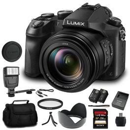 Panasonic - Lumix DMC-FZ2500 Digital Camera (DMC-FZ2500) - 256 GB Card Bundle