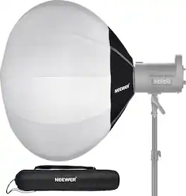 Neewer - 33.5" Lantern Softbox with Bowens Mount - 360° Quick Release Diffuser for LED Video Lights