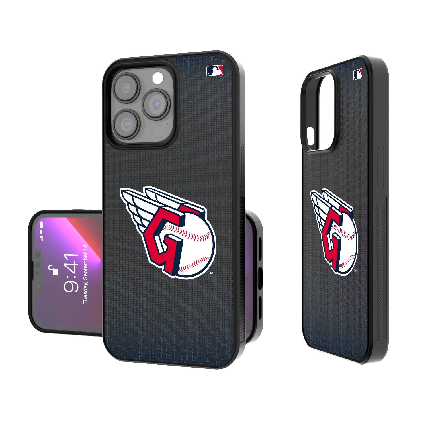 Keyscaper - MLB - Cleveland Guardians Linen Logo iPhone Bump Case - 15 Plus - Black price history on PriceWatchPro