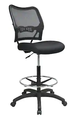 Office Star Products - Deluxe AirGrid® Back Drafting Chair - Black