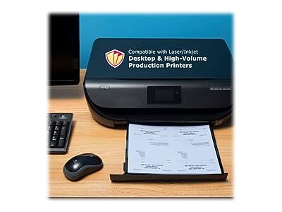Compatible with Laser/Inkjet Desktop & High-Volume Production Printers