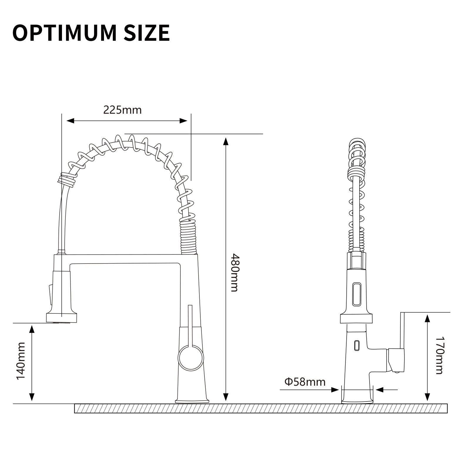 OPTIMUM SIZE

- 225mm
- 480mm
- 140mm
- 58mm
- 170mm
