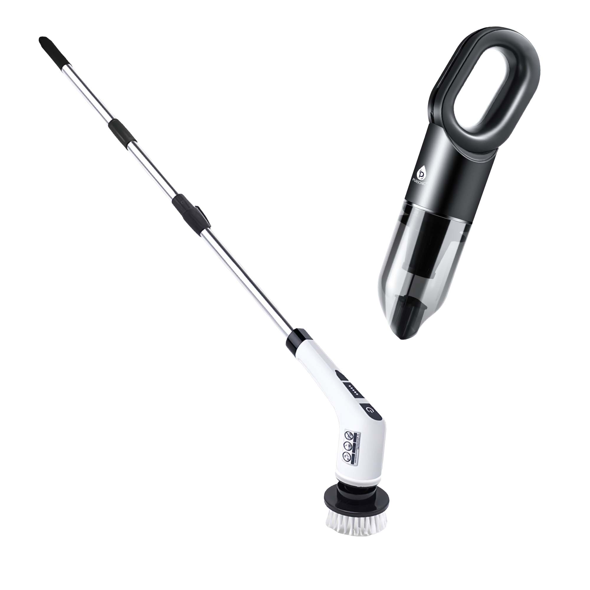Pursonic - The Ultimate Cleaning Duo – Portable Vacuum & Power Scrubber - Multicolor