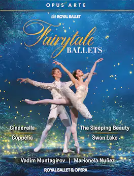 Marianela Nunez - Fairytale Ballets - Cinderella, Coppelia, The Sleeping Beauty, & Swan Lake - BLU-RAY