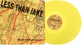 Less than Jake - Borders & Boundaries 25th Anniversary - Yellow - VINYL LP